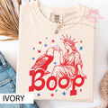 Statue Liberty Eagle Boop Patriotic Fourth July Usa - Adult & Kids T-Shirts, Sweatshirts & Hoodies apparel design preview 1