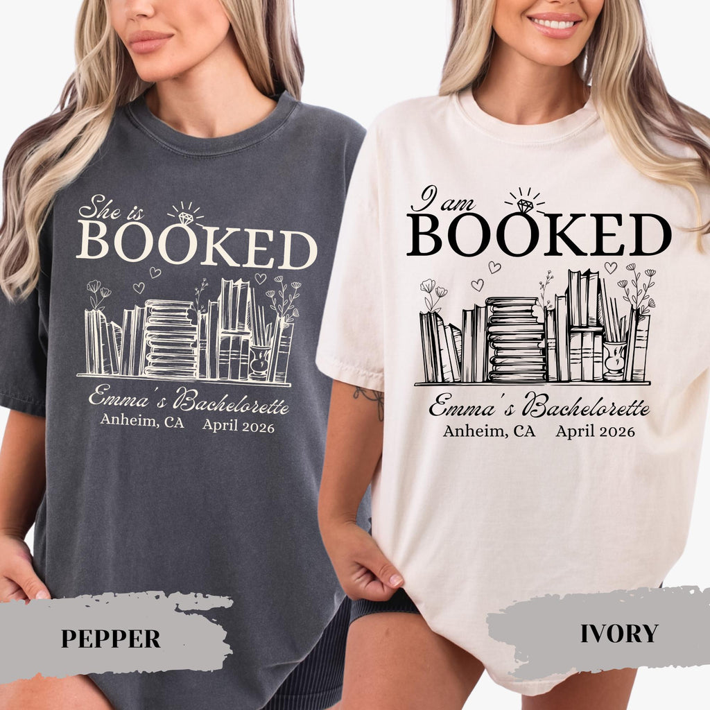 Book Lover Bachelorette Party Custom Bookish Bride - Adult & Kids T-Shirts, Sweatshirts & Hoodies apparel design preview 1