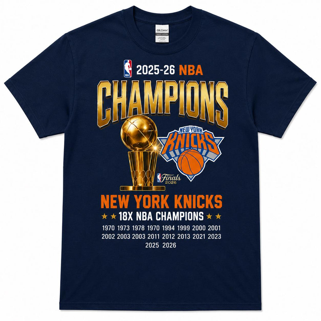 York Knicks 2026 Champions Hoops Fan - Adult & Kids T-Shirts, Sweatshirts & Hoodies apparel design preview 1