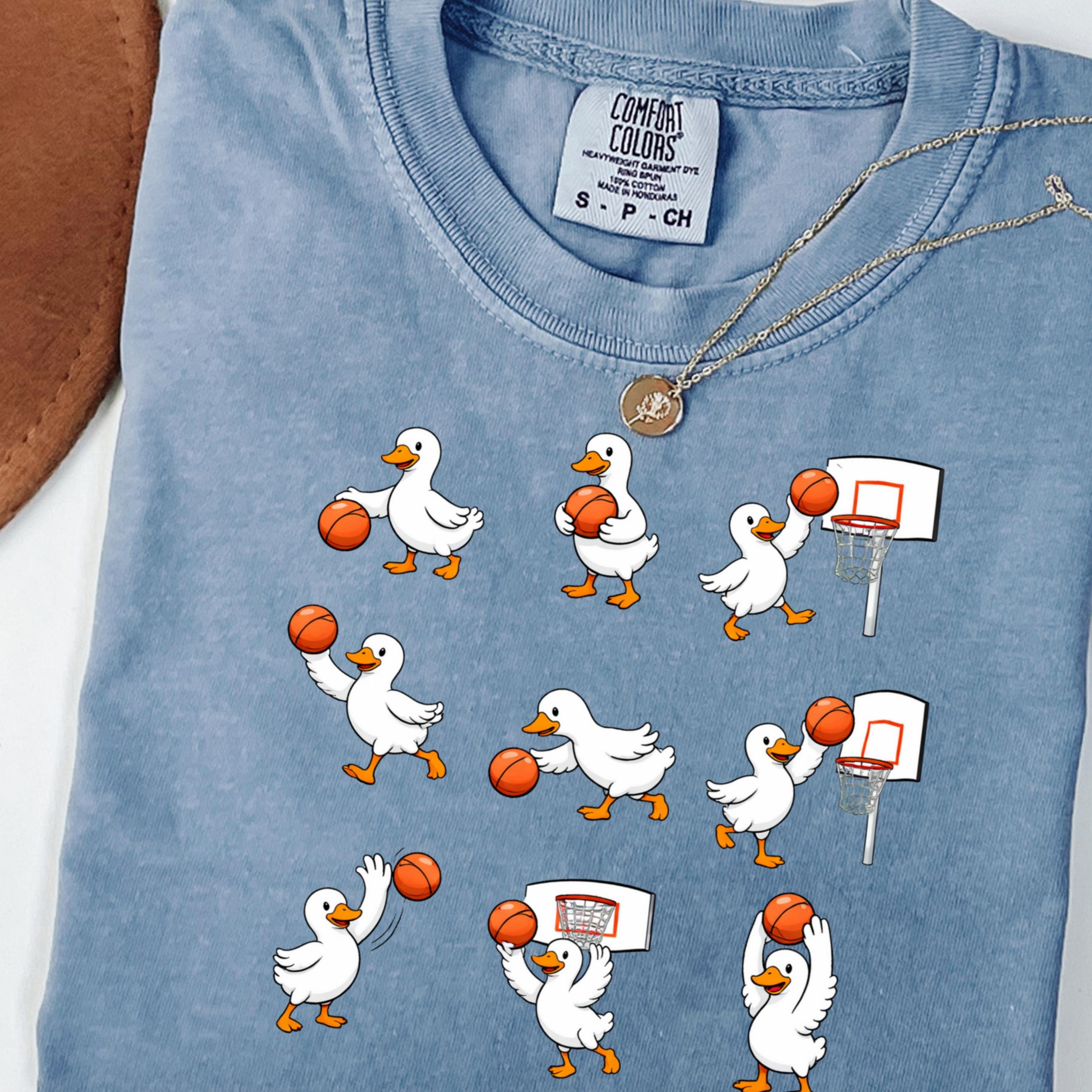 Goose Basketball Comfort Colors Player Sports Lover - Adult & Kids T-Shirts, Sweatshirts & Hoodies apparel design preview 1
