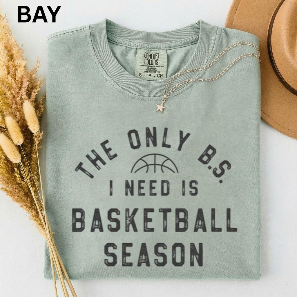 Comfort Colors Basketball Season Mom Life Baseball - Adult & Kids T-Shirts, Sweatshirts & Hoodies apparel design preview 1