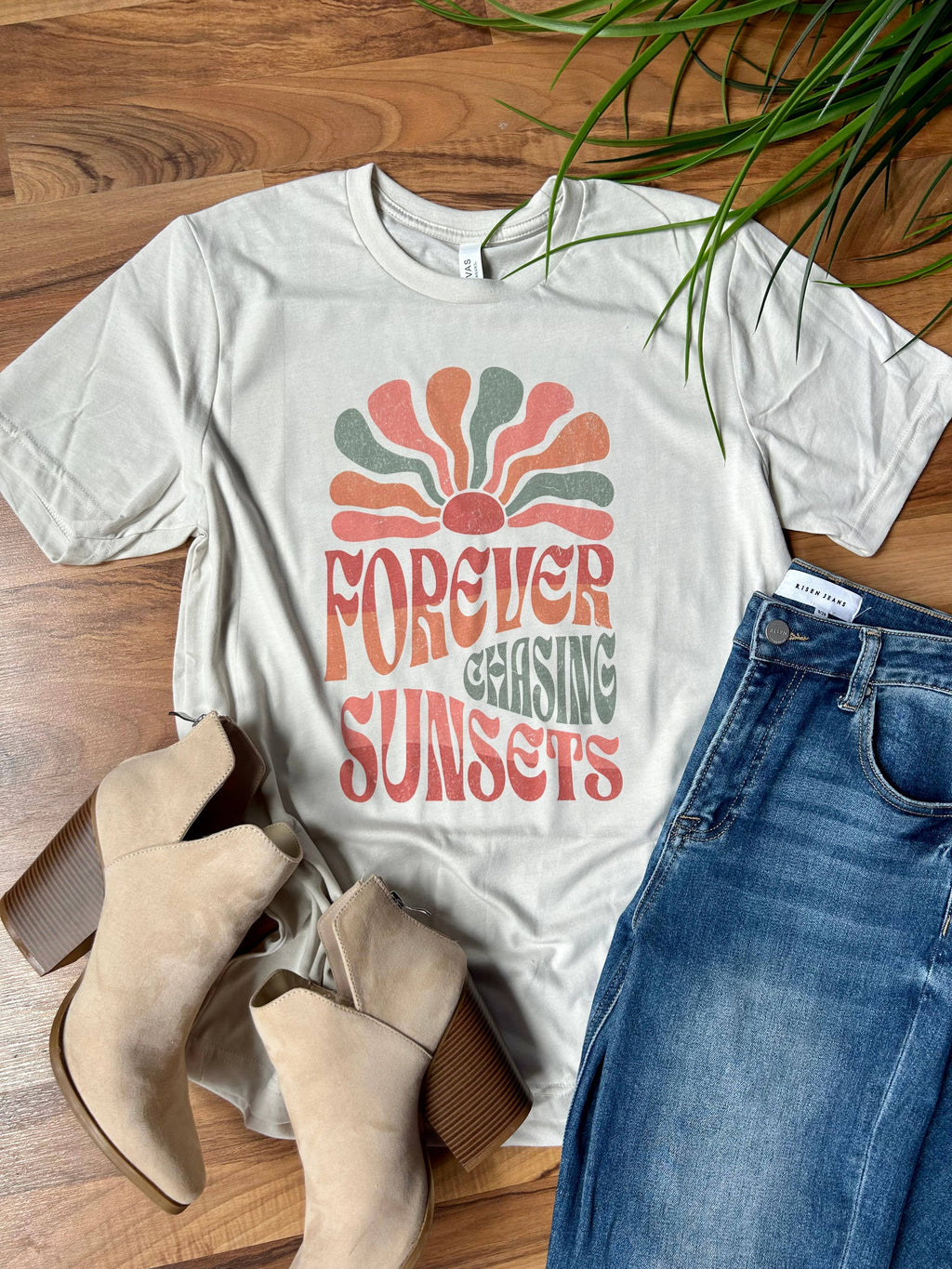 Forever Chasing Sunsets Graphic - Adult & Kids T-Shirts, Sweatshirts & Hoodies apparel design preview 1