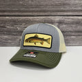 Rainbow Trout Woven Patch Hat 208Tees - Adult & Kids T-Shirts, Sweatshirts & Hoodies apparel design preview 1