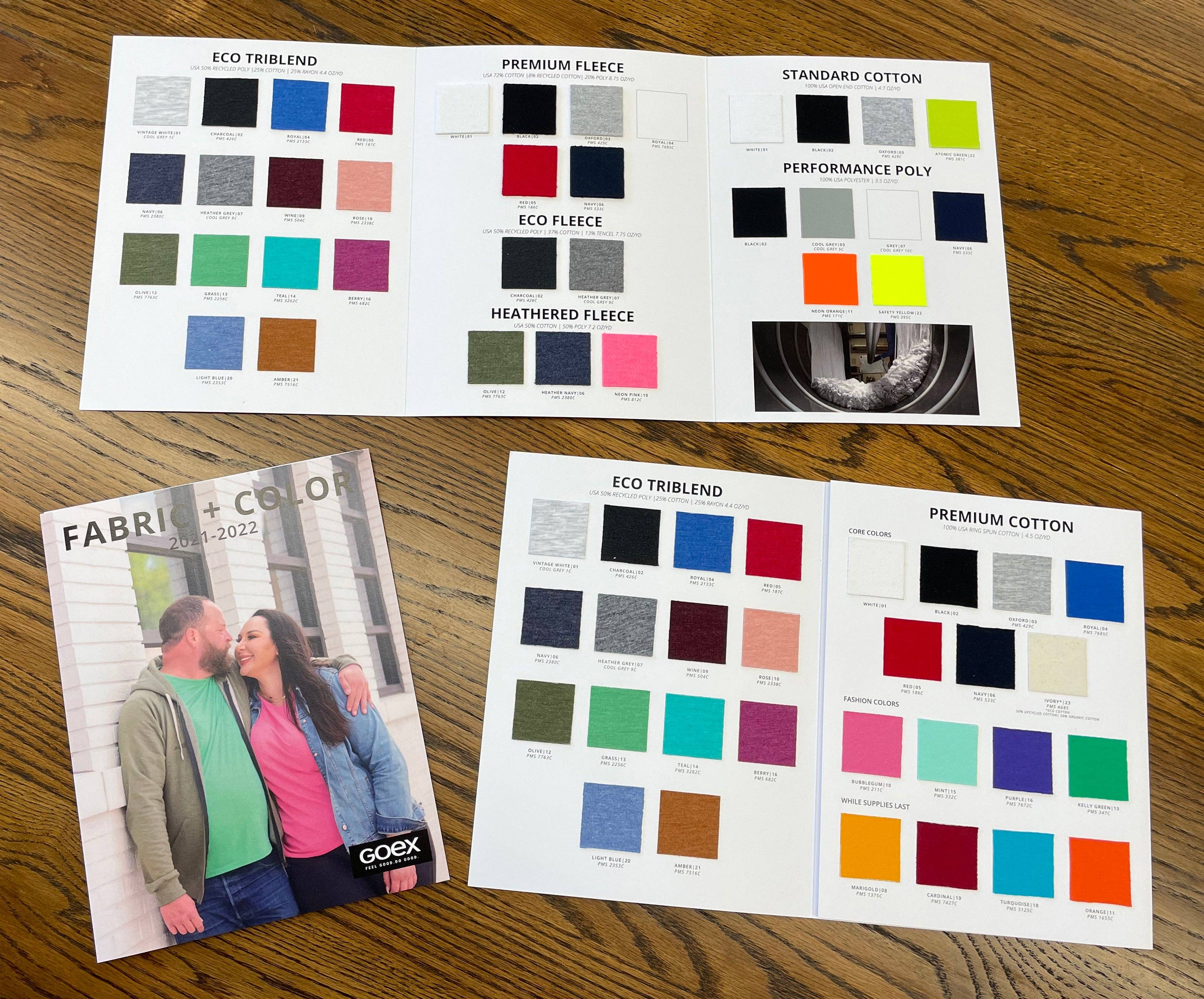 Swatch Card - Adult & Kids T-Shirts, Sweatshirts & Hoodies apparel design preview 1