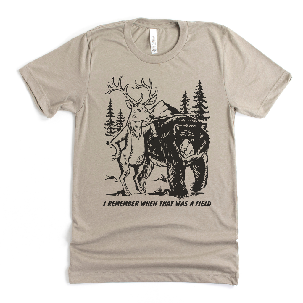 I Remember When That Was A Field Graphic 306 - Adult & Kids T-Shirts, Sweatshirts & Hoodies apparel design preview 1