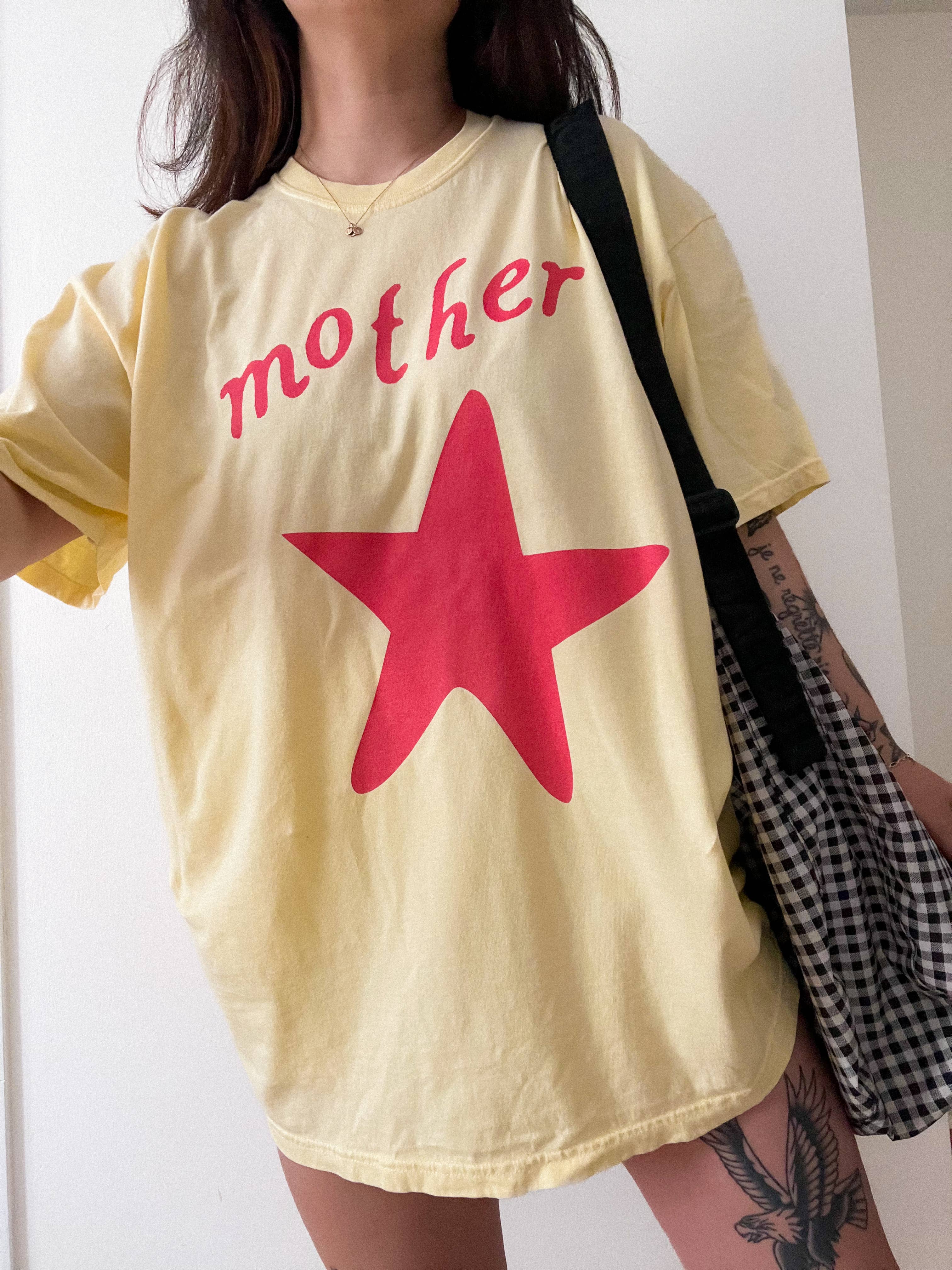 Mother Star Graphic Butter Yellow - Adult & Kids T-Shirts, Sweatshirts & Hoodies apparel design preview 1
