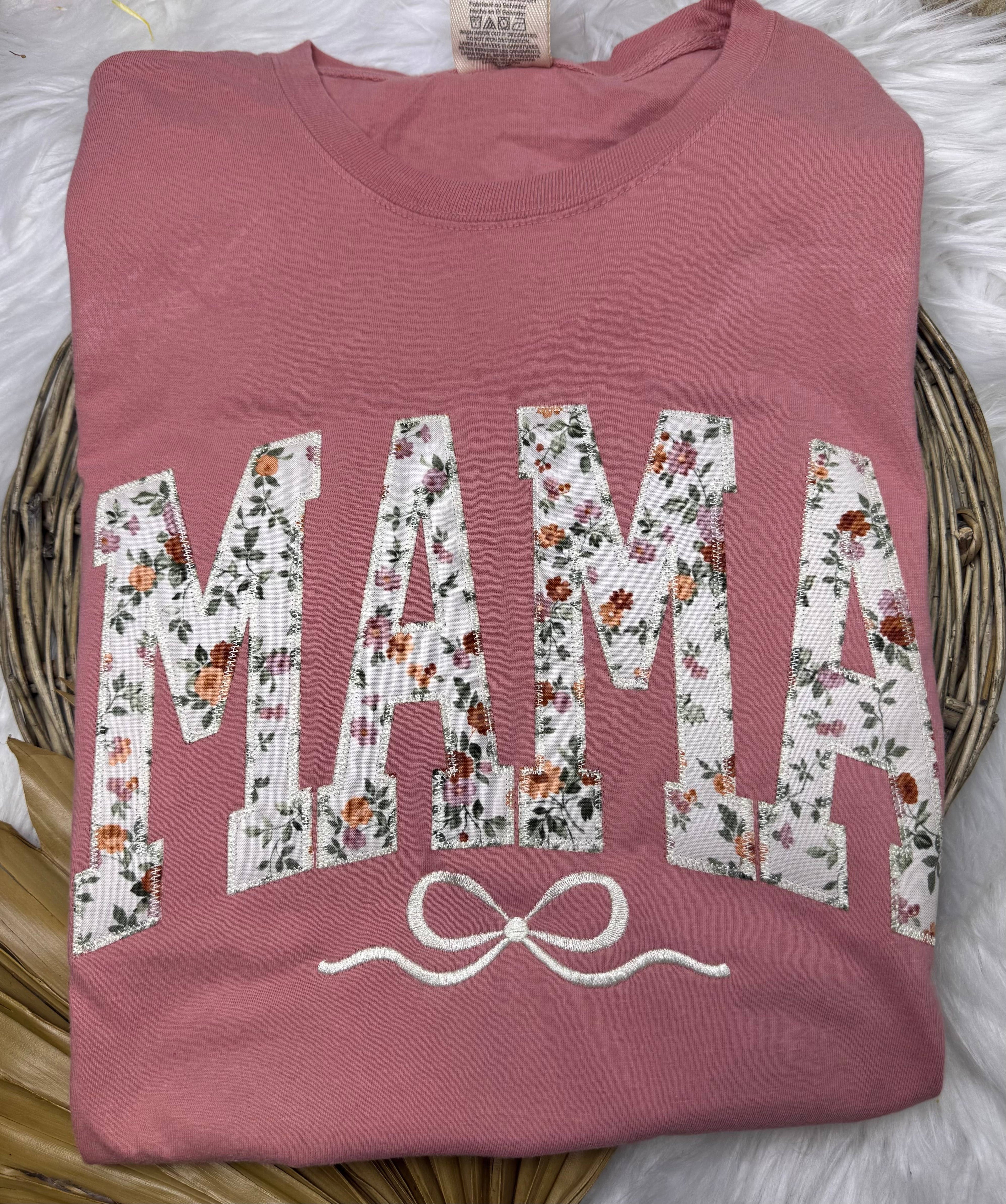 Mama Bow Mothers Day Short Sleeve M - Adult & Kids T-Shirts, Sweatshirts & Hoodies apparel design preview 1
