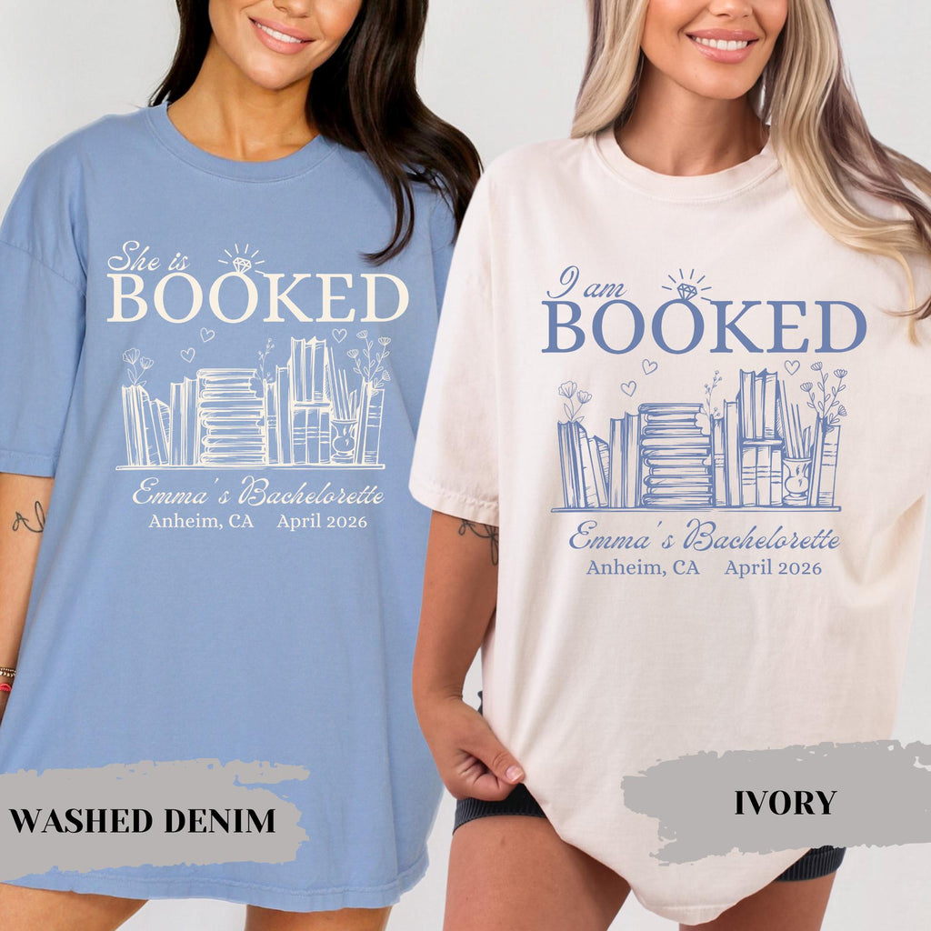 Book Lover Bachelorette Party Custom Bookish Bride - Adult & Kids T-Shirts, Sweatshirts & Hoodies apparel design preview 2