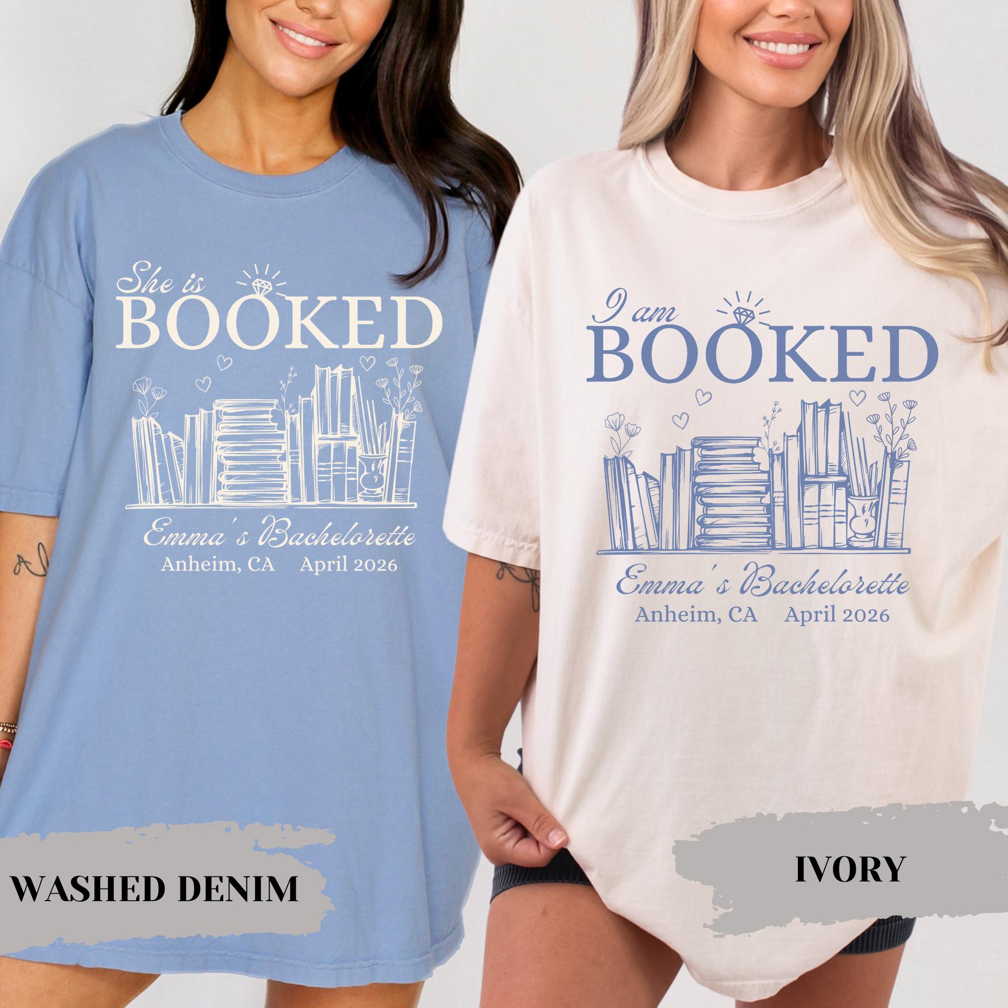 Book Lover Bachelorette Party Custom Bookish Bride - Adult & Kids T-Shirts, Sweatshirts & Hoodies apparel design preview 2