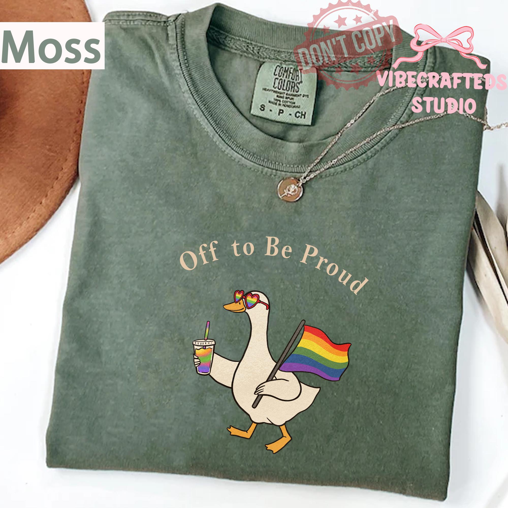 Comfort Colors Pride Goose Lgbt Rainbow Off Proud Gay - Adult & Kids T-Shirts, Sweatshirts & Hoodies apparel design preview 2