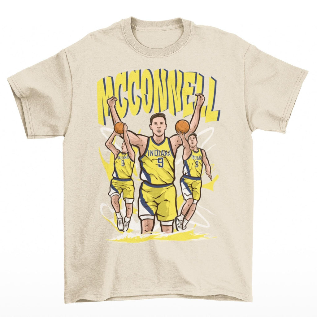 Tj Mcconnell Cartoon Indiana Basketball - Adult & Kids T-Shirts, Sweatshirts & Hoodies apparel design preview 2