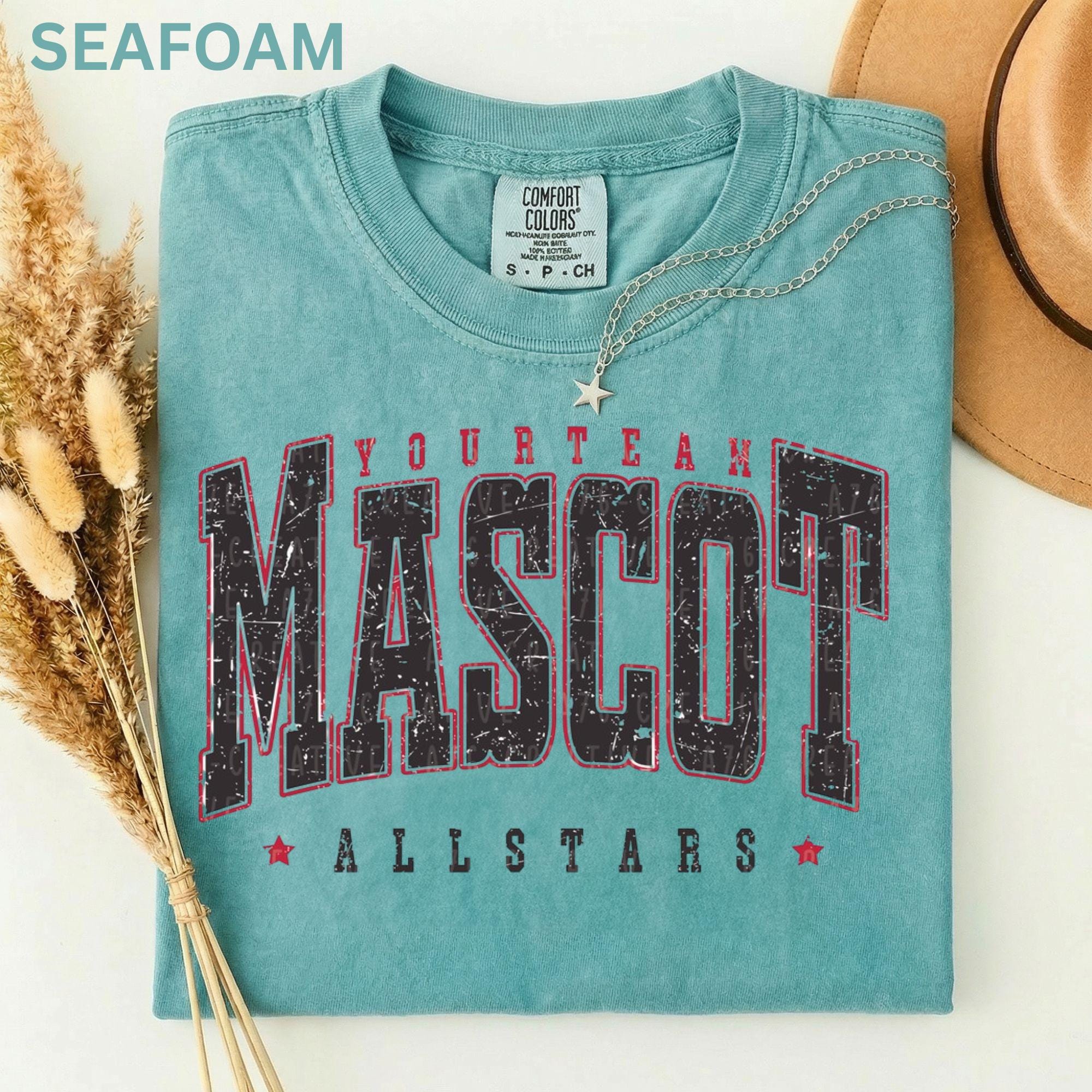 Comfort Colors Personalized Mascot Team Custom Retro - Adult & Kids T-Shirts, Sweatshirts & Hoodies apparel design preview 2