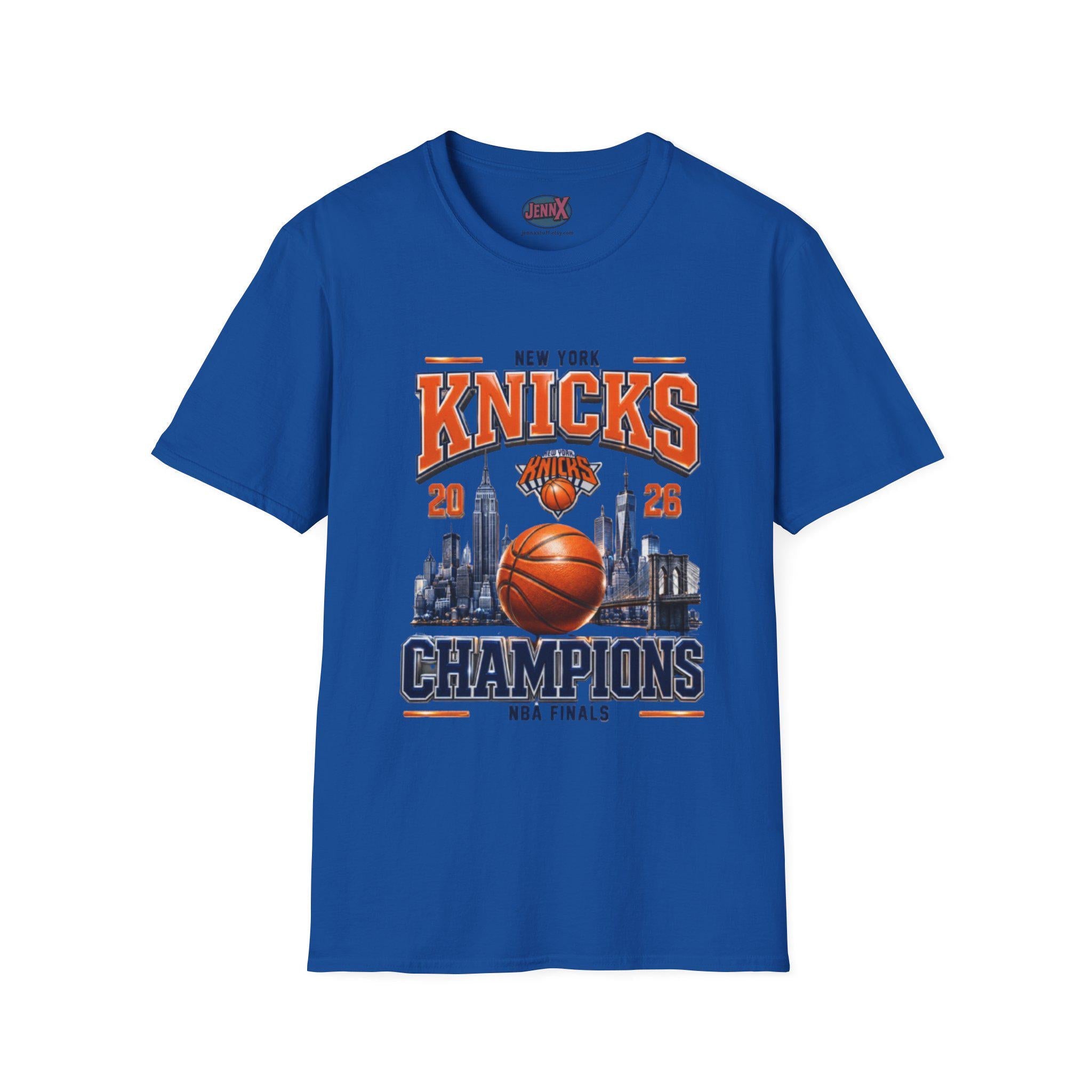 York Knicks 2026 Champions Nyc City Skyline - Adult & Kids T-Shirts, Sweatshirts & Hoodies apparel design preview 2