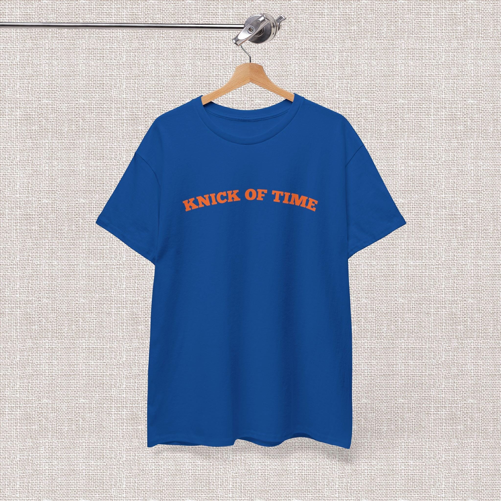 Knick Time Ny Basketball Pun Sports Fan Blue Orange - Adult & Kids T-Shirts, Sweatshirts & Hoodies apparel design preview 2