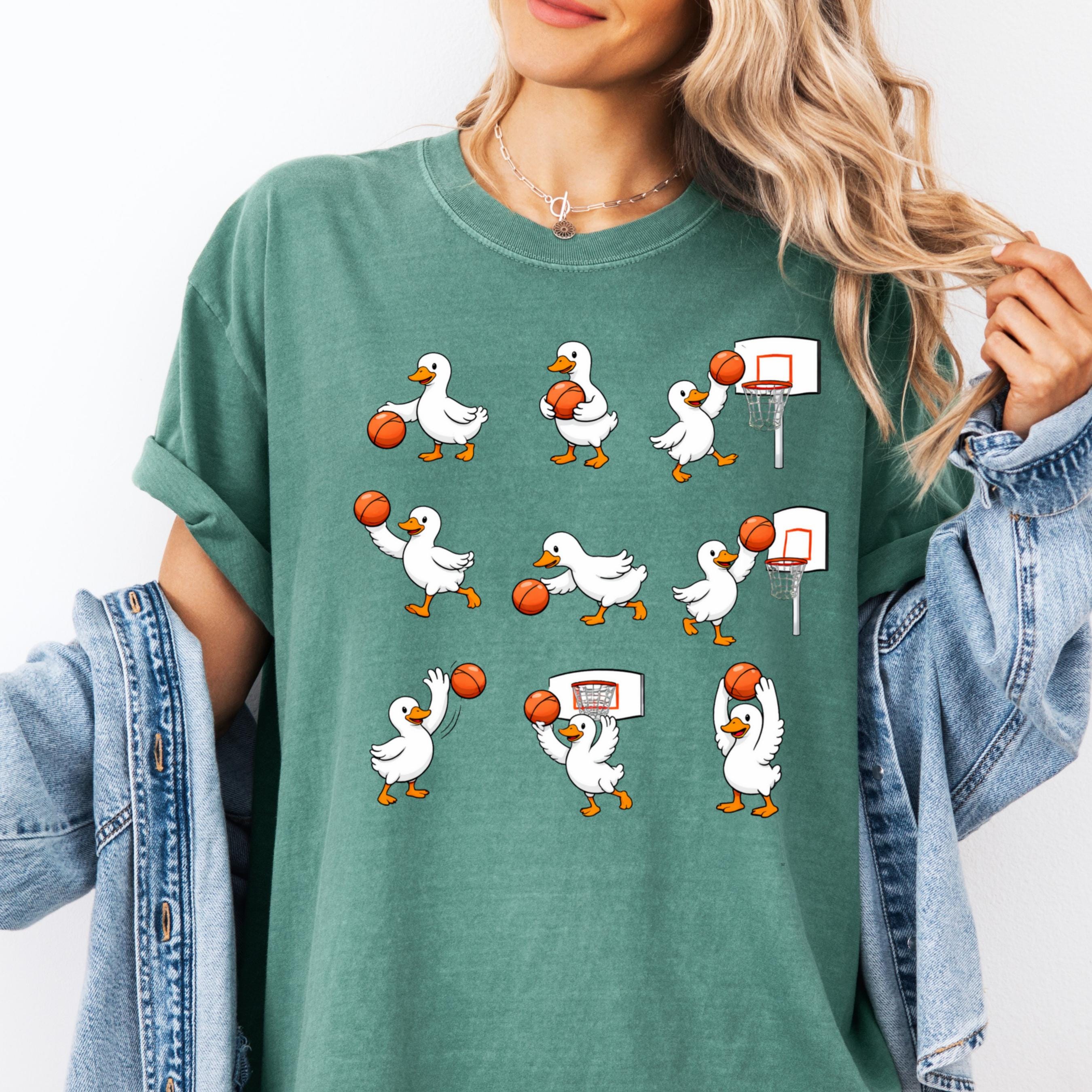 Goose Basketball Comfort Colors Player Sports Lover - Adult & Kids T-Shirts, Sweatshirts & Hoodies apparel design preview 2