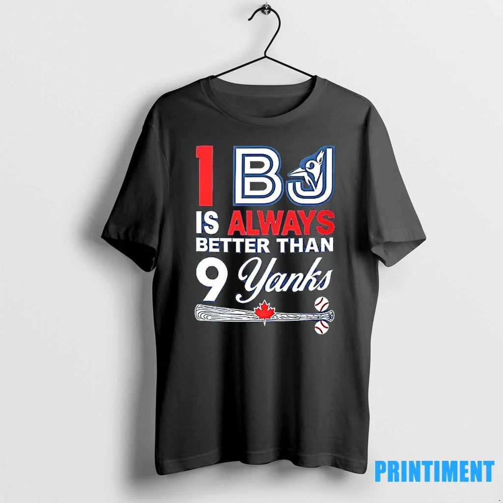 1 Bj Is Always Better Than 9 Yanks Sweater - Adult & Kids T-Shirts, Sweatshirts & Hoodies apparel design preview 1