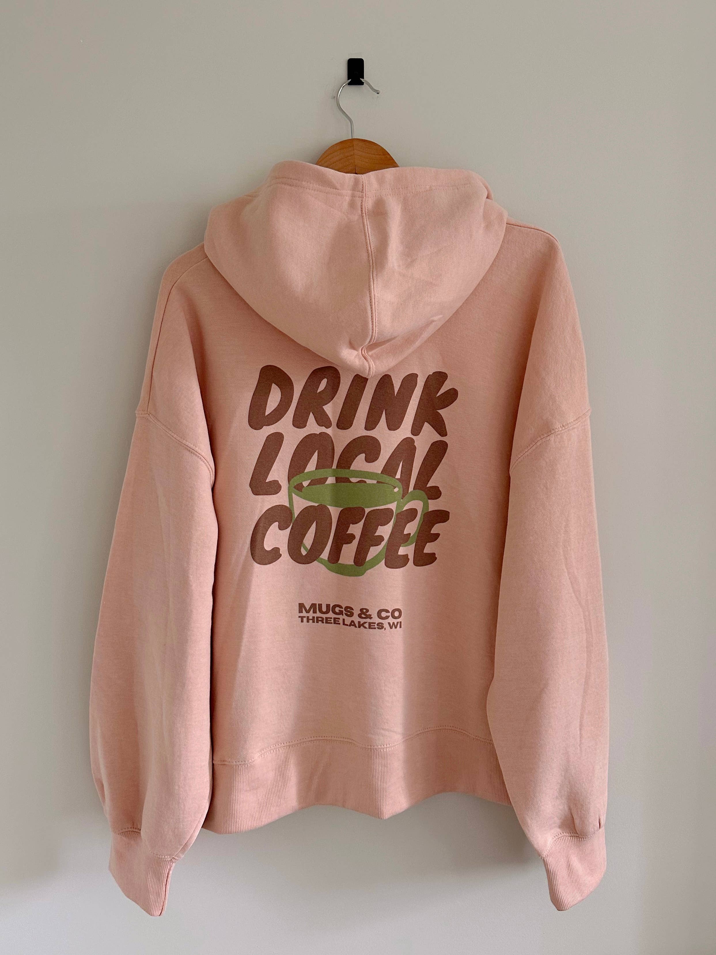 Drink Local Coffee Rose - Adult & Kids T-Shirts, Sweatshirts & Hoodies apparel design preview 1