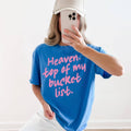 Heaven Top of My Bucket List Pink Graphic Western - Adult & Kids T-Shirts, Sweatshirts & Hoodies apparel design preview 1