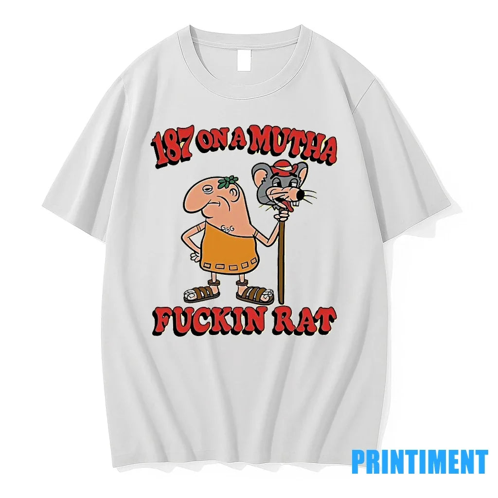 187 On A Mutha Fuckin Rat Sweater - Adult & Kids T-Shirts, Sweatshirts & Hoodies apparel design preview 1