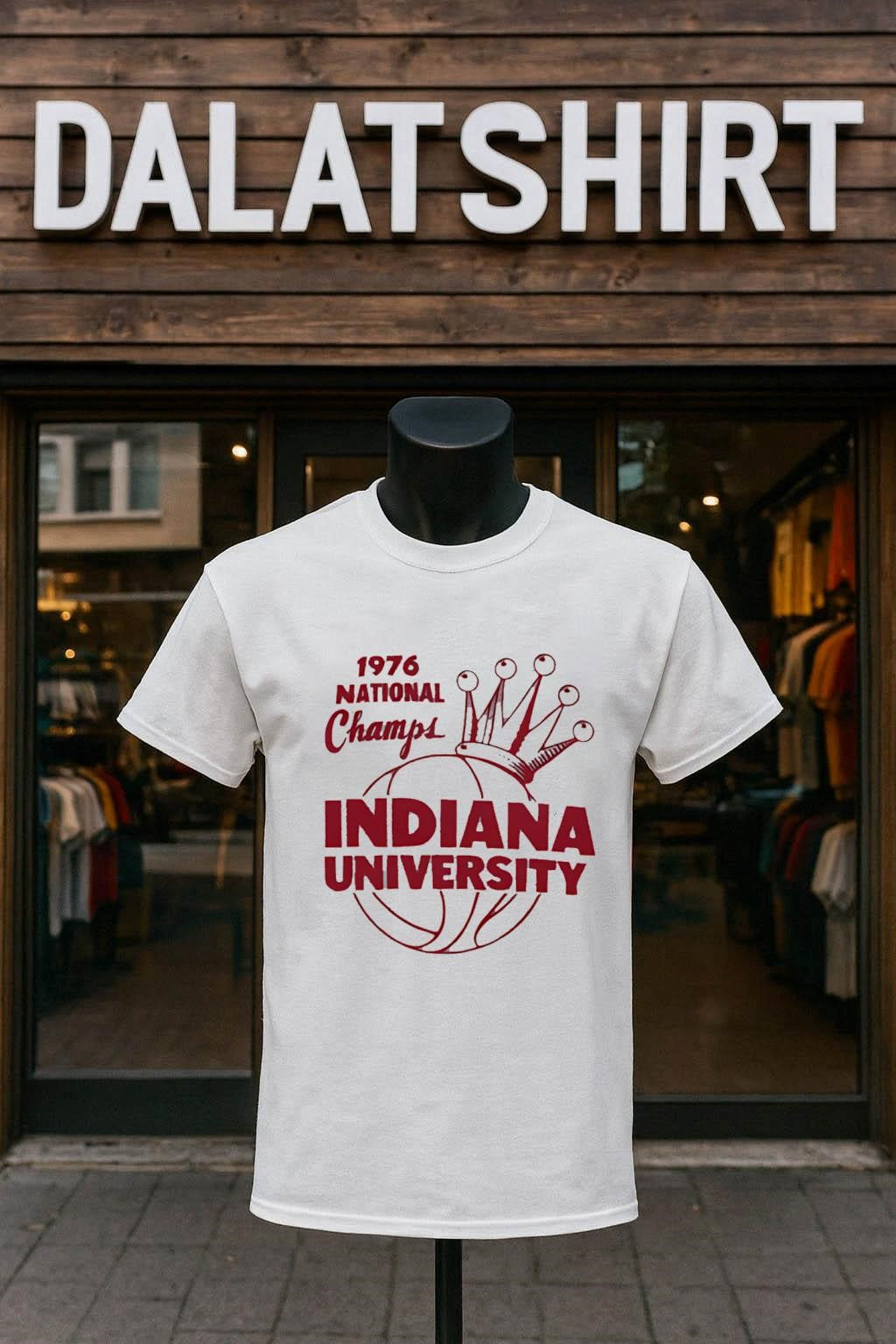 1976 National Champs Indiana University Basketball - Adult & Kids T-Shirts, Sweatshirts & Hoodies apparel design preview 1