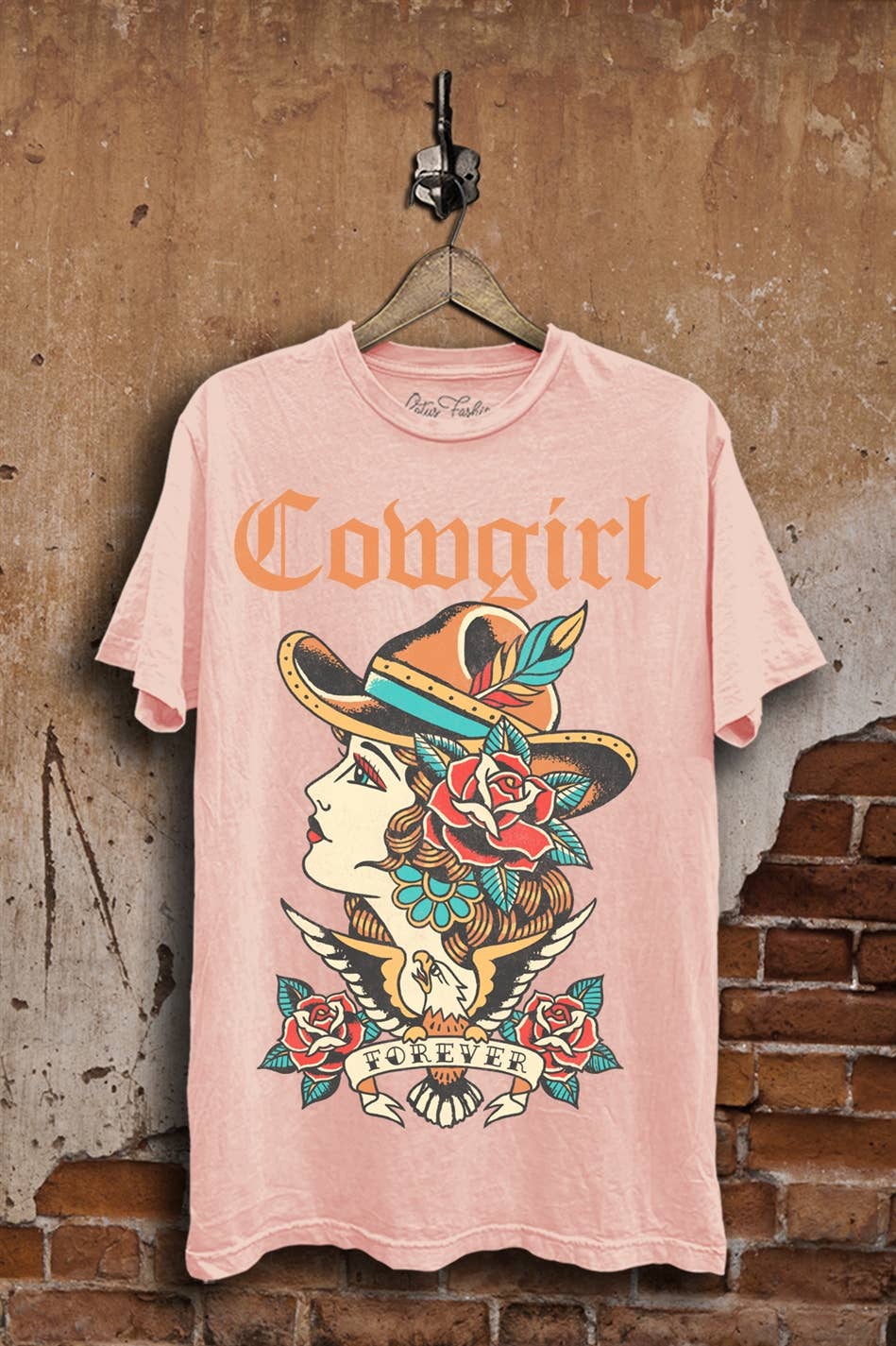 Cowgirl Forever Tattoo Graphic Top - Adult & Kids T-Shirts, Sweatshirts & Hoodies apparel design preview 1