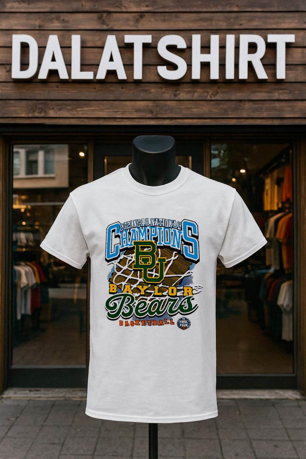 2021 NCAA National Champions Baylor Bears Basketball - Adult & Kids T-Shirts, Sweatshirts & Hoodies apparel design preview 1