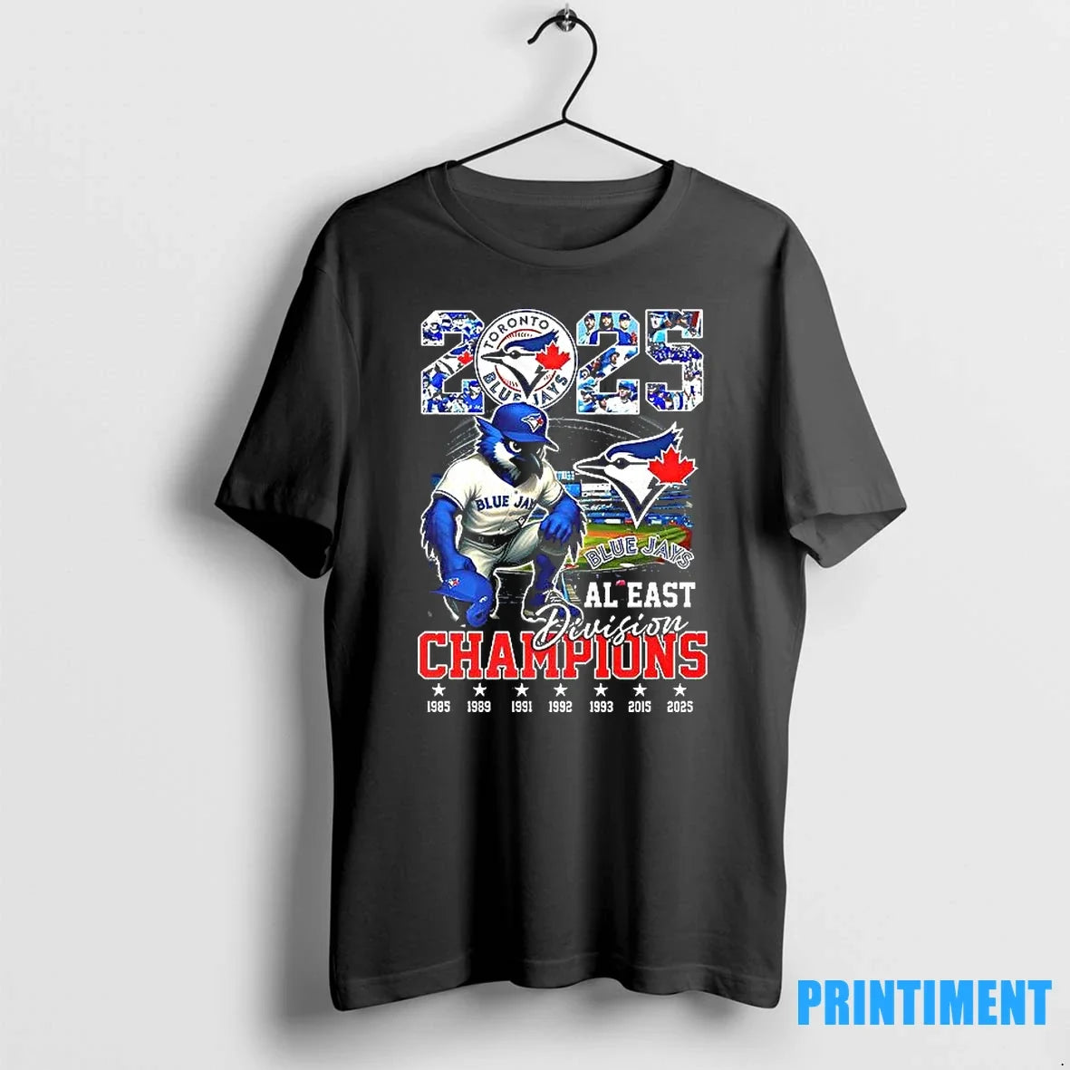 2025 Al East Division Champions Toronto Blue Jays - Adult & Kids T-Shirts, Sweatshirts & Hoodies apparel design preview 1