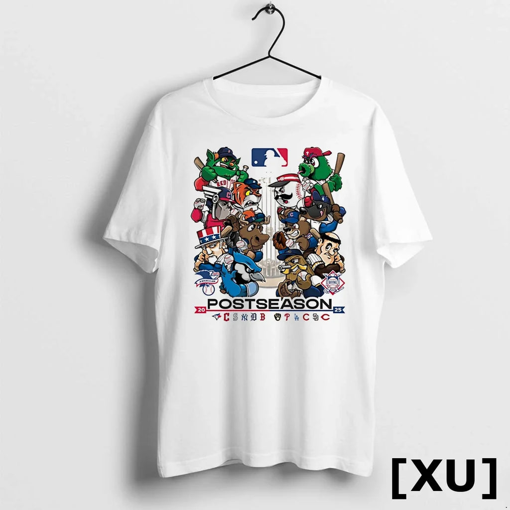 2025 Mlb Postseason October Baseball Mascot Sweater - Adult & Kids T-Shirts, Sweatshirts & Hoodies apparel design preview 1