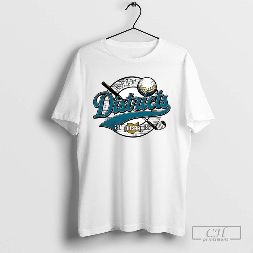 2025 Ohsaa Golf Districts Ornaments - Adult & Kids T-Shirts, Sweatshirts & Hoodies apparel design preview 1