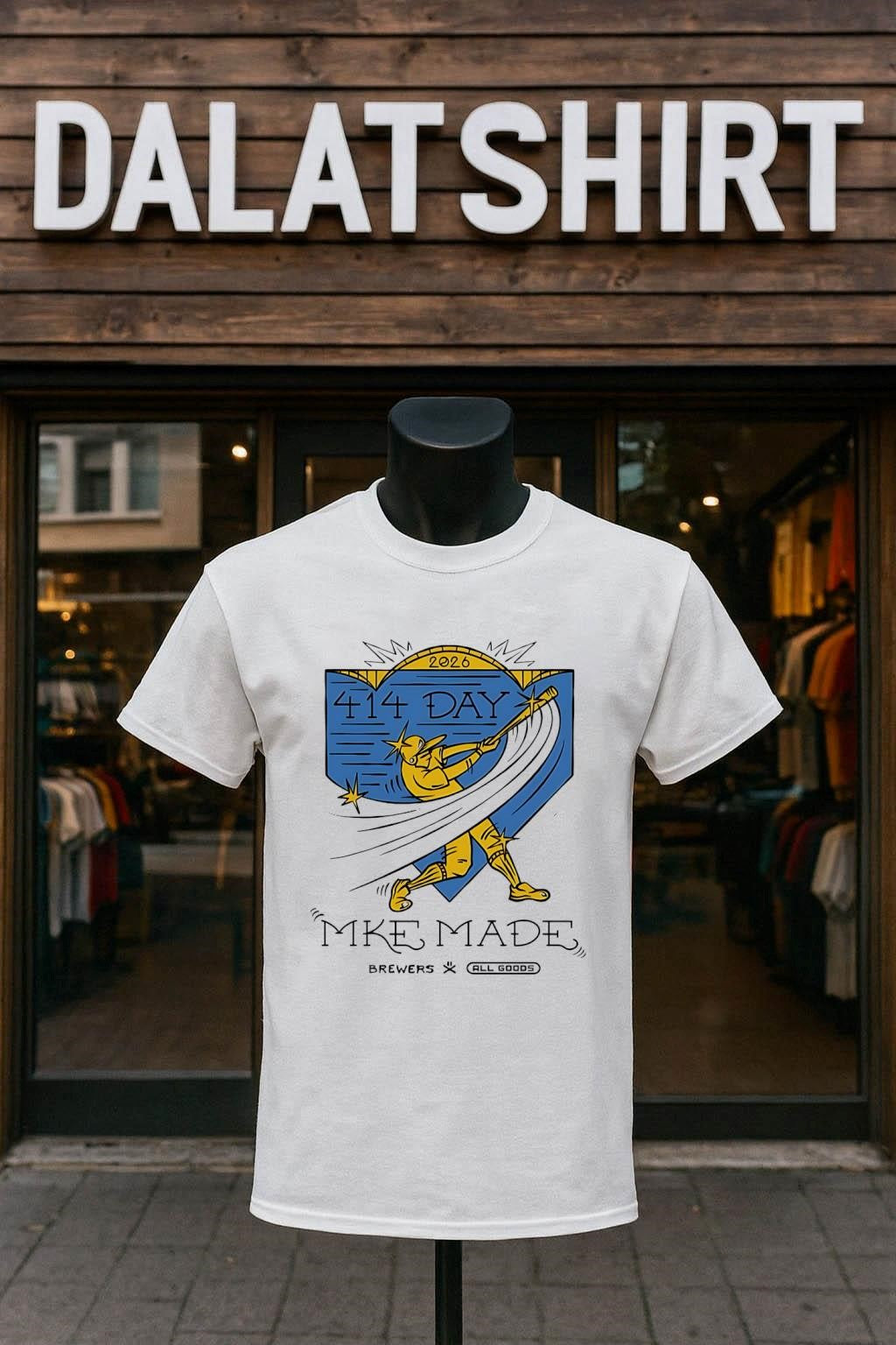 2026 414 Day MKE Made Brewers Baseball - Adult & Kids T-Shirts, Sweatshirts & Hoodies apparel design preview 1