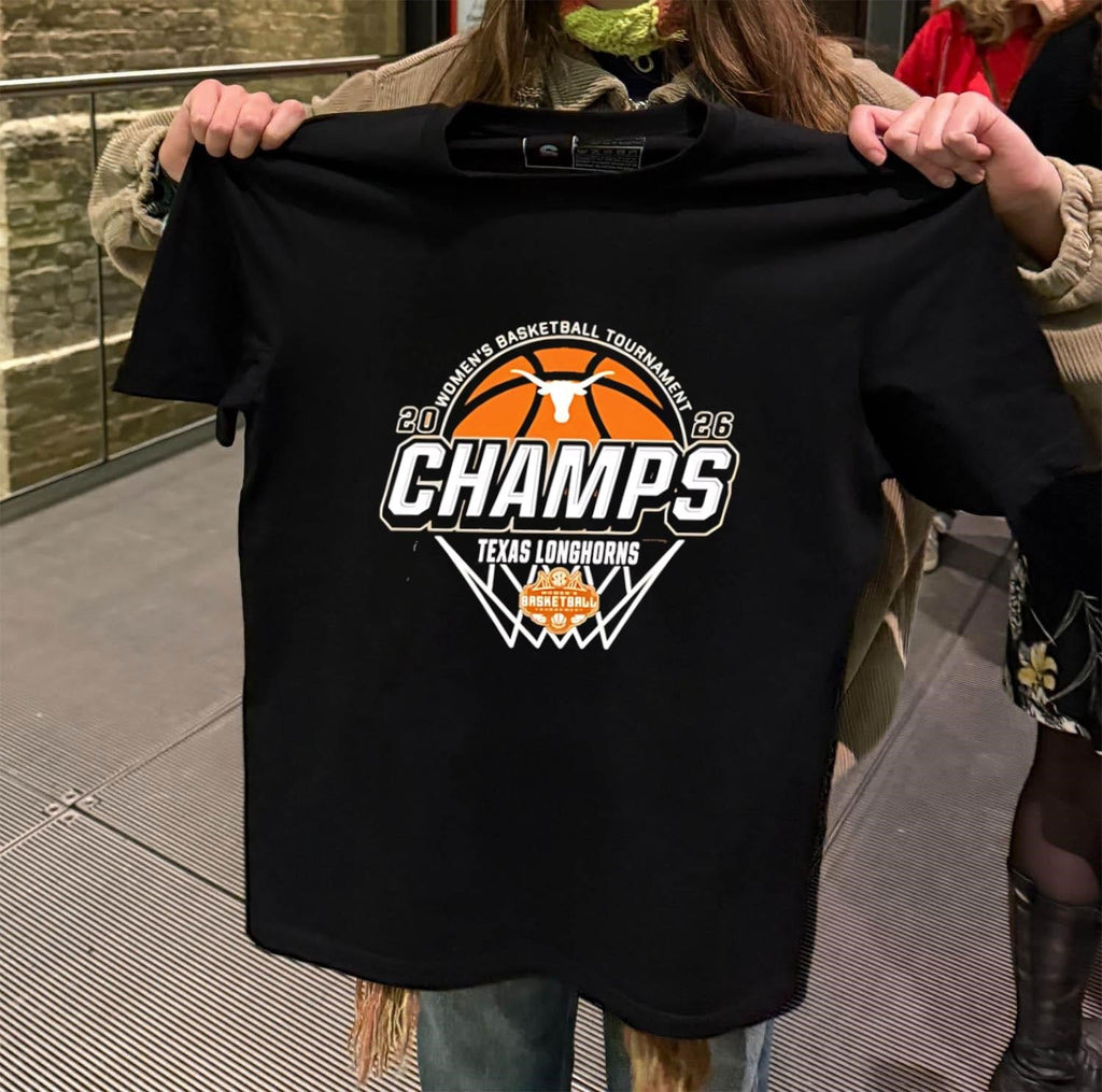2026 Women's Basketball Tournament Champs Texas - Adult & Kids T-Shirts, Sweatshirts & Hoodies apparel design preview 2