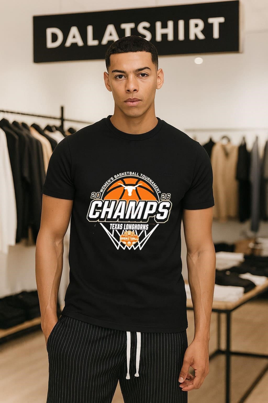 2026 Women's Basketball Tournament Champs Texas - Adult & Kids T-Shirts, Sweatshirts & Hoodies apparel design preview 1