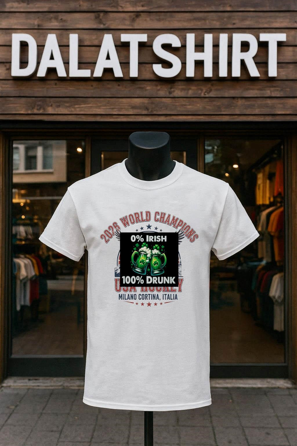 2026 World Champions USA Hockey Milano Cortina Italia - Adult & Kids T-Shirts, Sweatshirts & Hoodies apparel design preview 1