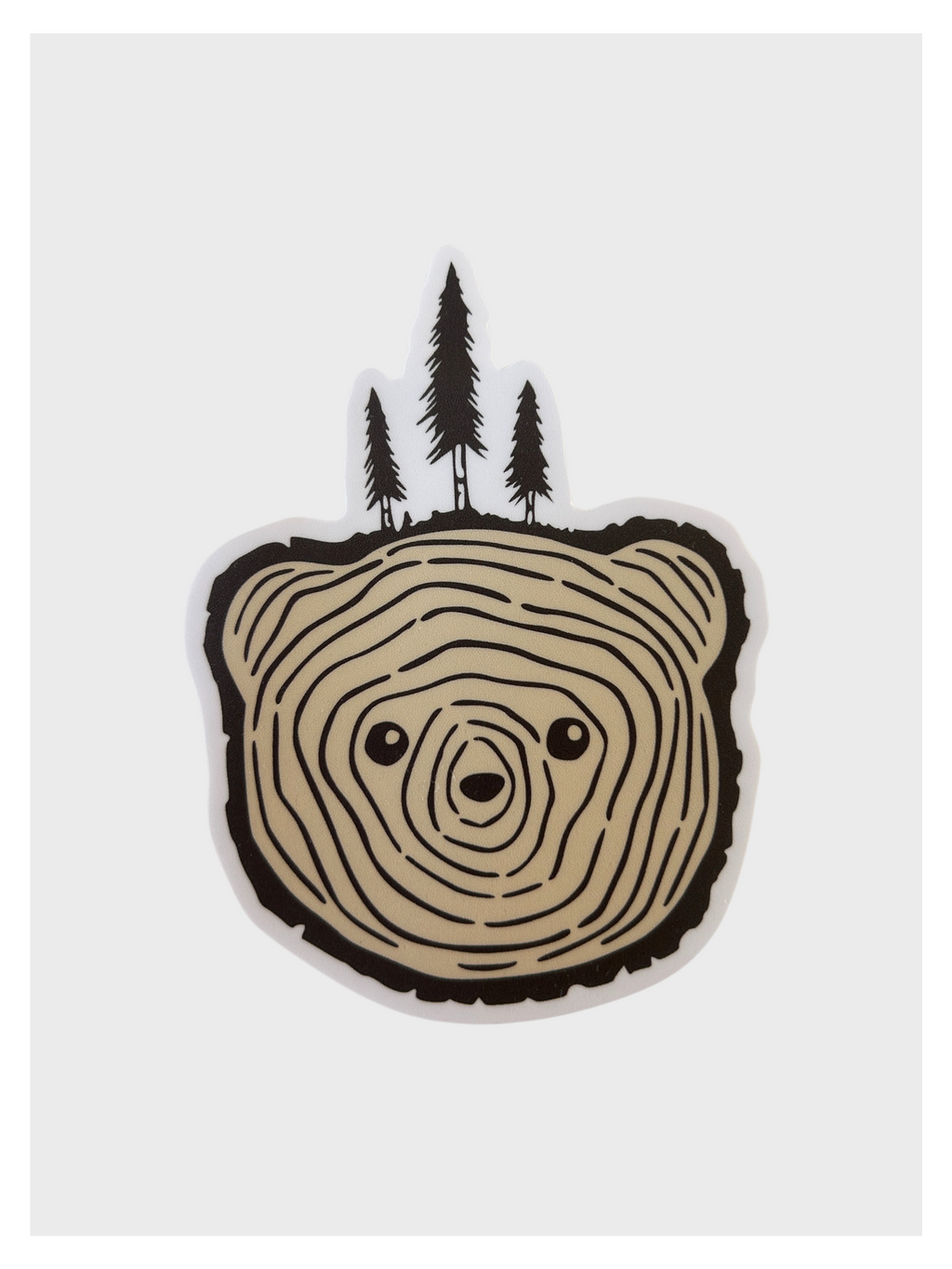 Bear Forest Sticker - Adult & Kids T-Shirts, Sweatshirts & Hoodies apparel design preview 1