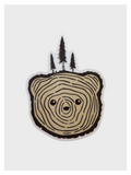 Bear Forest Sticker - Adult & Kids T-Shirts, Sweatshirts & Hoodies apparel design preview 1