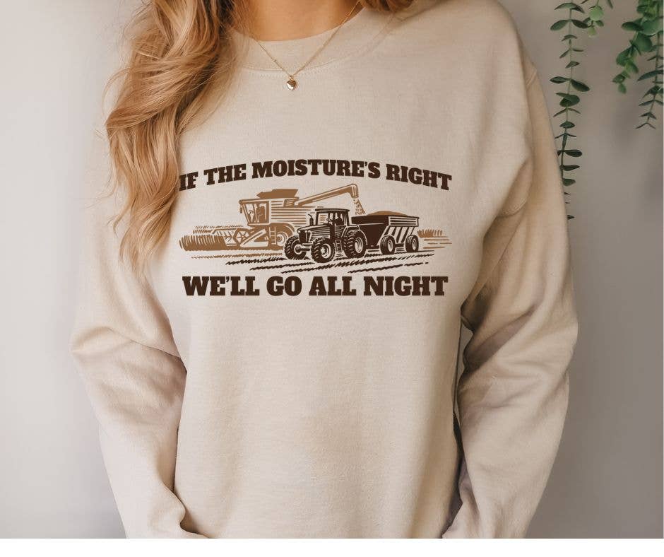 If the Moistures Right - Adult & Kids T-Shirts, Sweatshirts & Hoodies apparel design preview 1