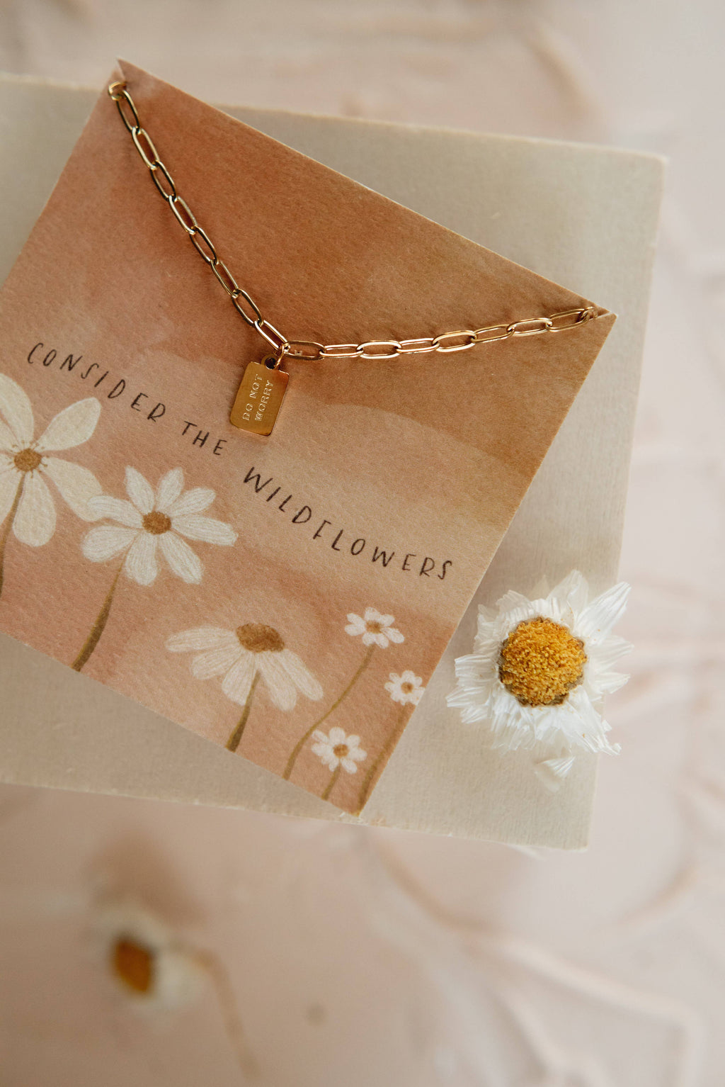 Do Not Worry Mini Tag Necklace Christian Jewelry - Adult & Kids T-Shirts, Sweatshirts & Hoodies apparel design preview 1