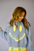 Smiley What If Crop - Adult & Kids T-Shirts, Sweatshirts & Hoodies apparel design preview 1