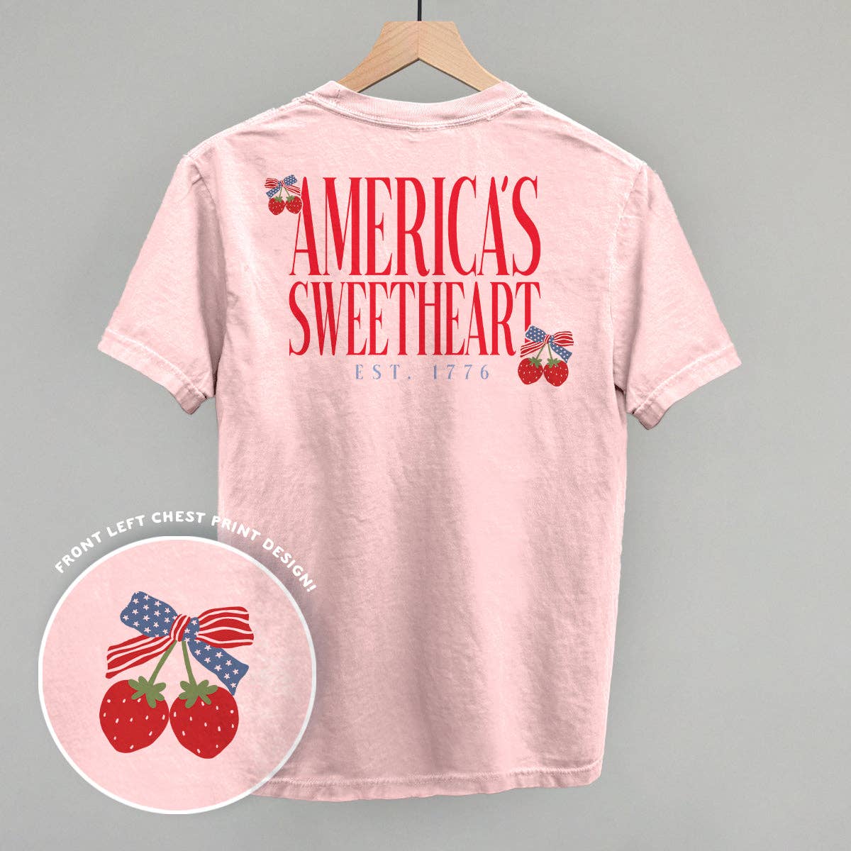 America's Sweetheart (Back Print) - Adult & Kids T-Shirts, Sweatshirts & Hoodies apparel design preview 1