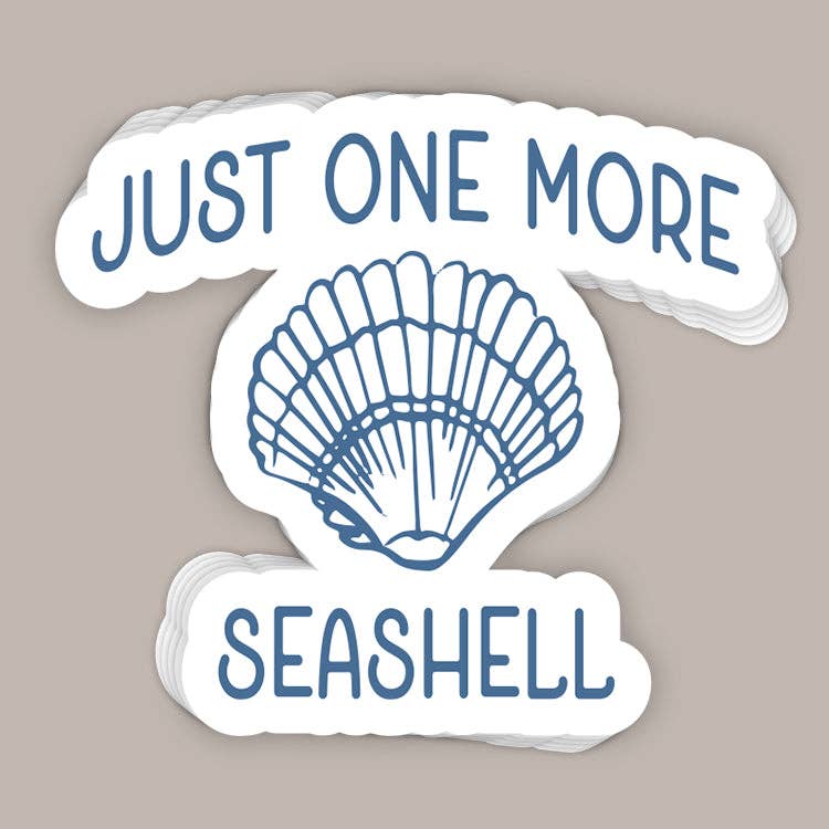 Just One More Seashell (Decal) - Adult & Kids T-Shirts, Sweatshirts & Hoodies apparel design preview 1