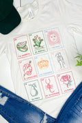 Lotería Vintage White - Adult & Kids T-Shirts, Sweatshirts & Hoodies apparel design preview 1
