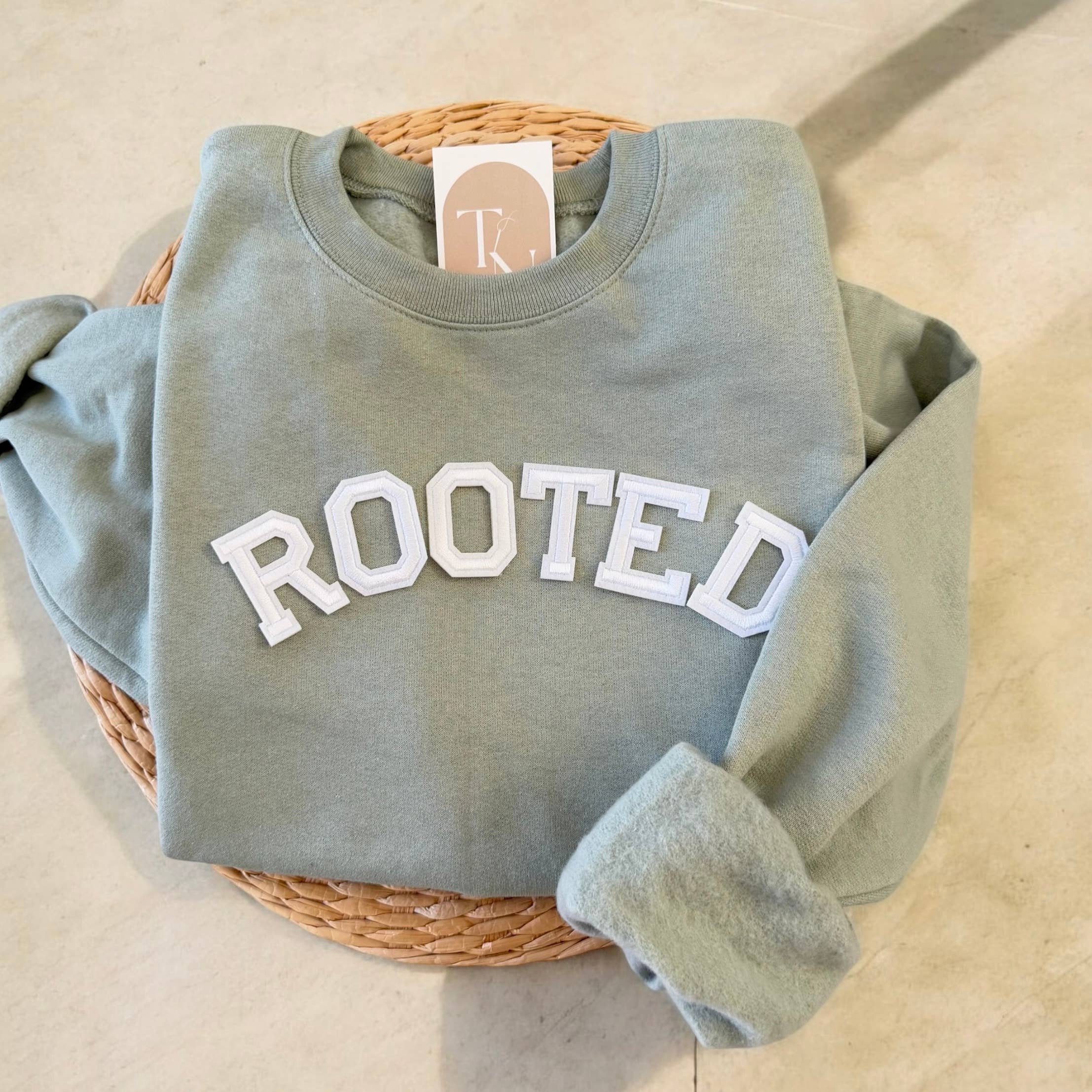 Rooted in Christ Christian Sweaters - Adult & Kids T-Shirts, Sweatshirts & Hoodies apparel design preview 1