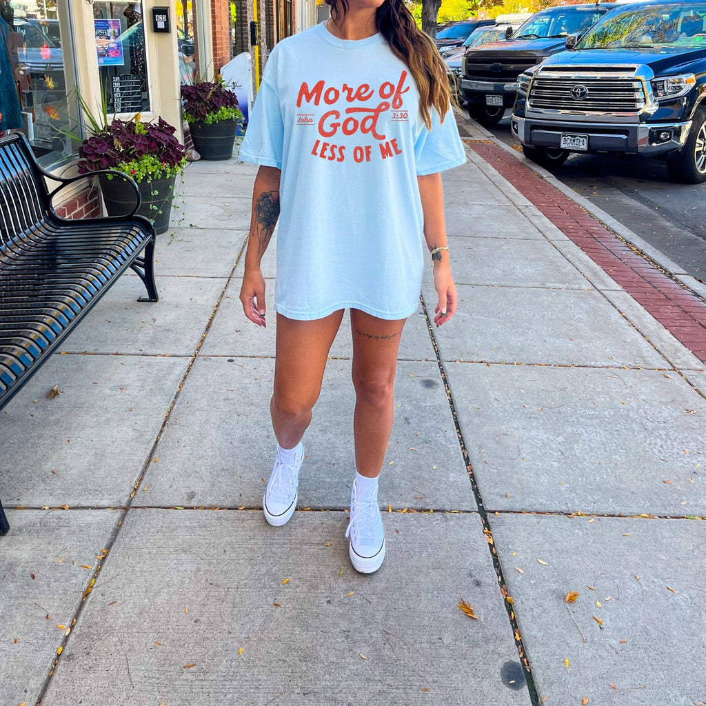 More of God Less Me Graphic Summer - Adult & Kids T-Shirts, Sweatshirts & Hoodies apparel design preview 1