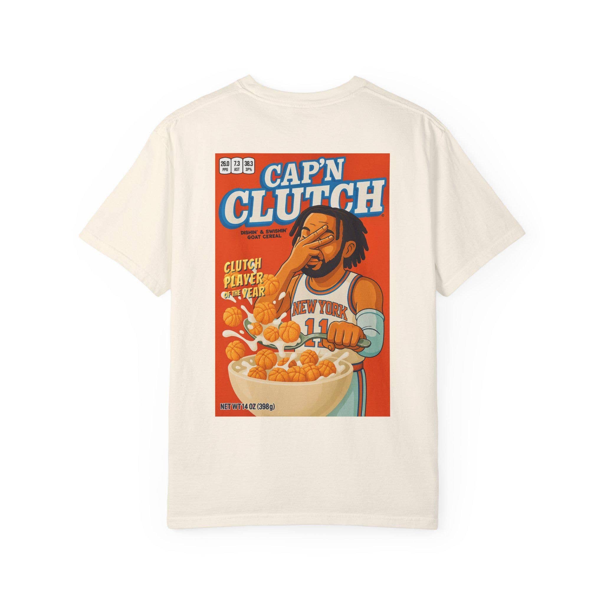 Jalen Brunson Knicks Captain Clutch - Adult & Kids T-Shirts, Sweatshirts & Hoodies apparel design preview 1