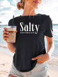 Salty Black Bella Faith Based Summer Graphic - Adult & Kids T-Shirts, Sweatshirts & Hoodies apparel design preview 1