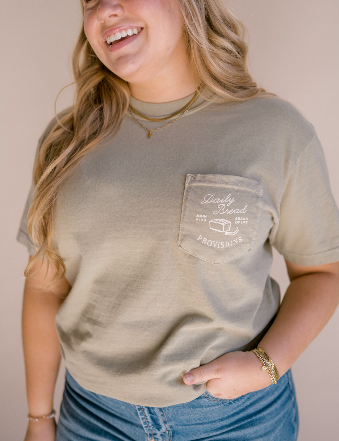Daily Bread Sage Christian - Adult & Kids T-Shirts, Sweatshirts & Hoodies apparel design preview 1