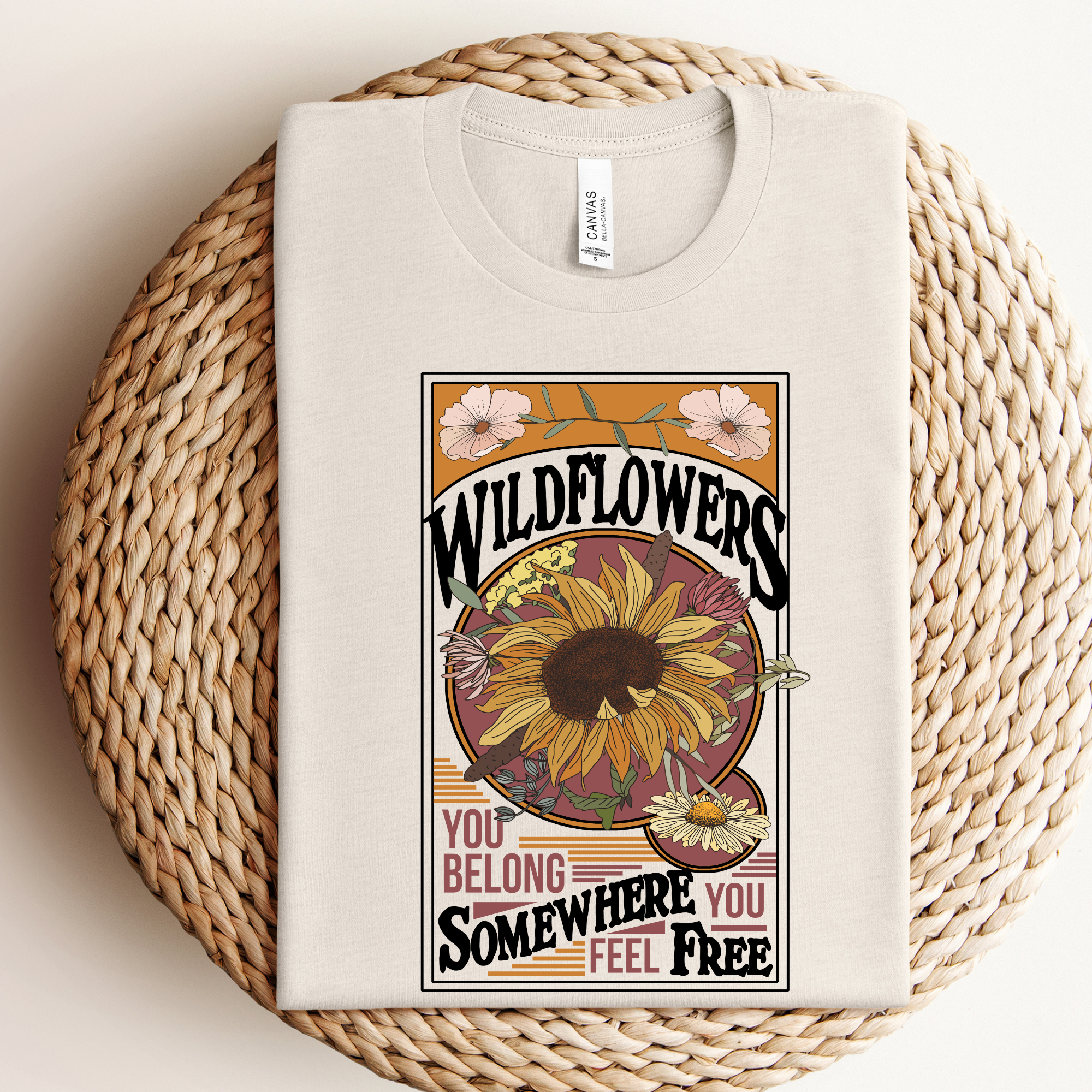 Wildflower Graphic or Crewneck - Adult & Kids T-Shirts, Sweatshirts & Hoodies apparel design preview 1