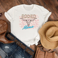 Rodeo Mama Graphic Cow and Skull Print - Adult & Kids T-Shirts, Sweatshirts & Hoodies apparel design preview 1