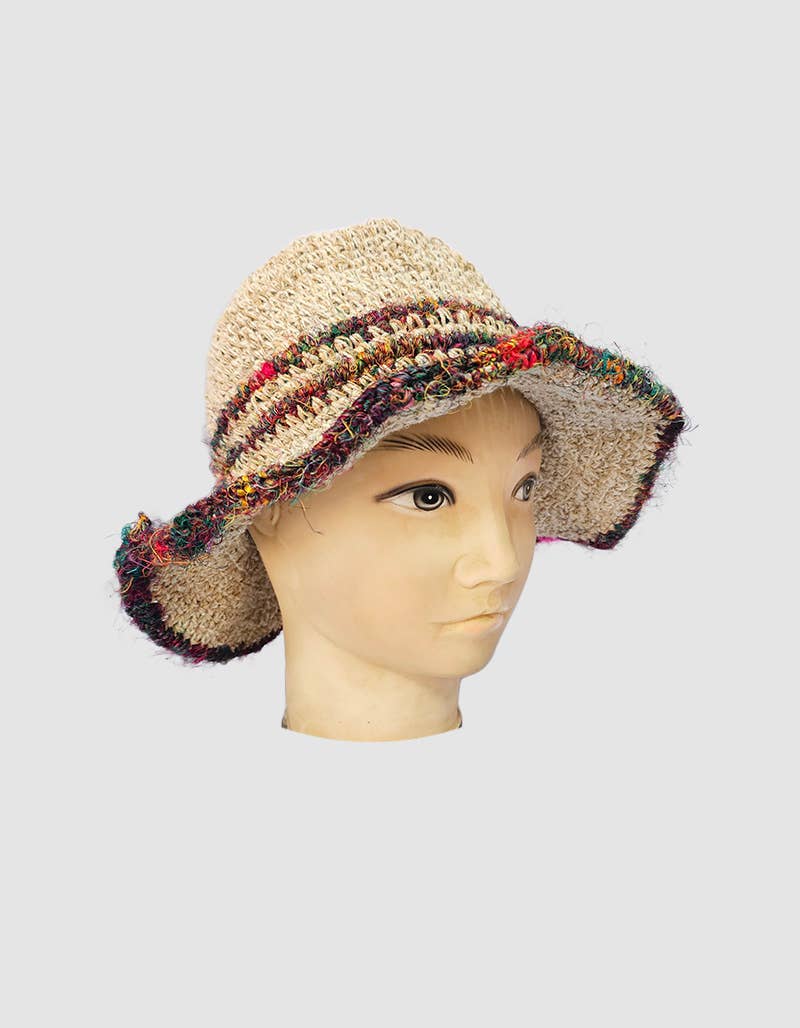 Recycle Silk Hemp Hat (HAT-117) - Adult & Kids T-Shirts, Sweatshirts & Hoodies apparel design preview 1