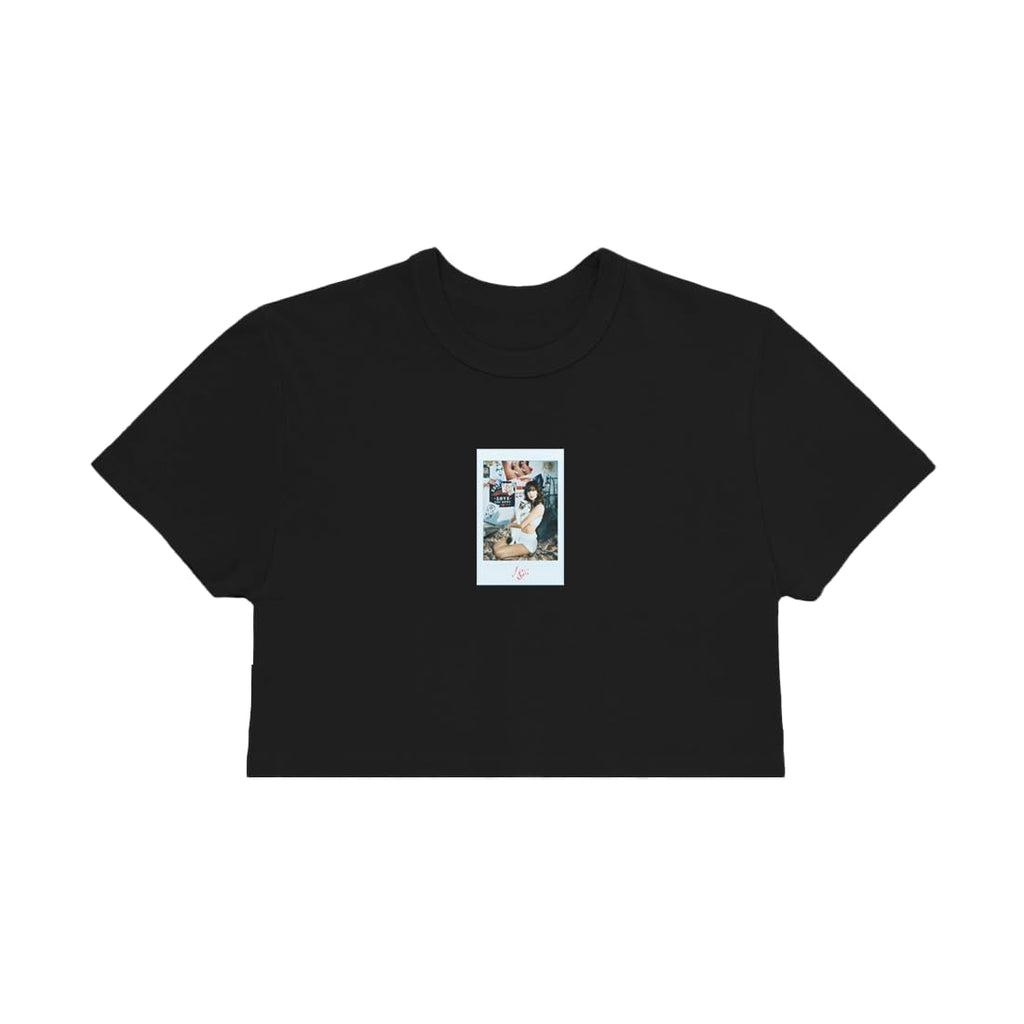 Lisa Womens Polaroid Black T-Shirt - Casual Everyday Wear for Adults - T-Shirt, Sweatshirt, Hoodie